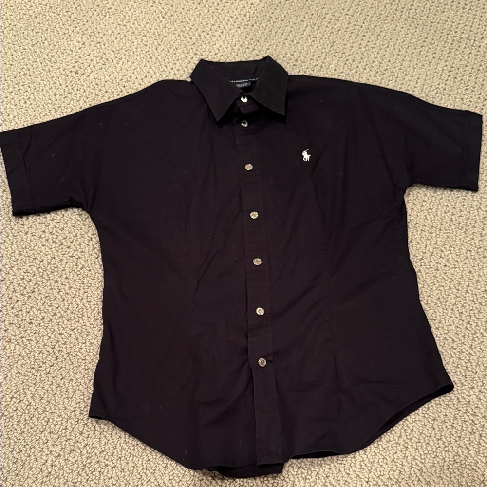 Ralph Lauren Golf Black Short Sleeve Polo - Picture 3 of 3